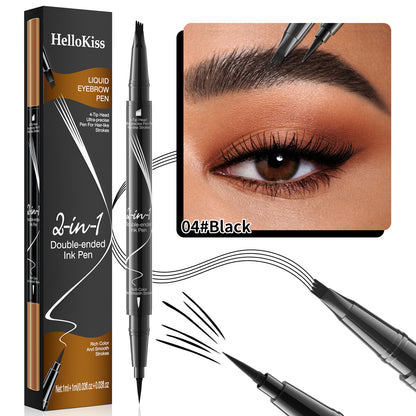 Four fork eyebrow pencil