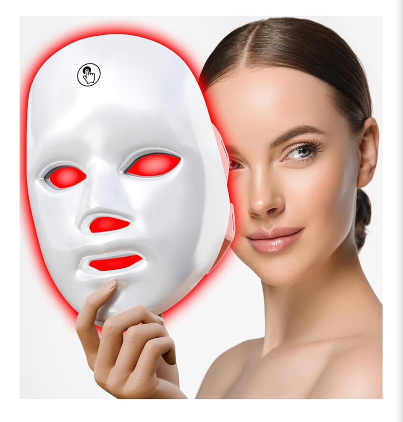 Masvoria 7-in-1 LED Facial Mask — Light Therapy for Every Skin Concern