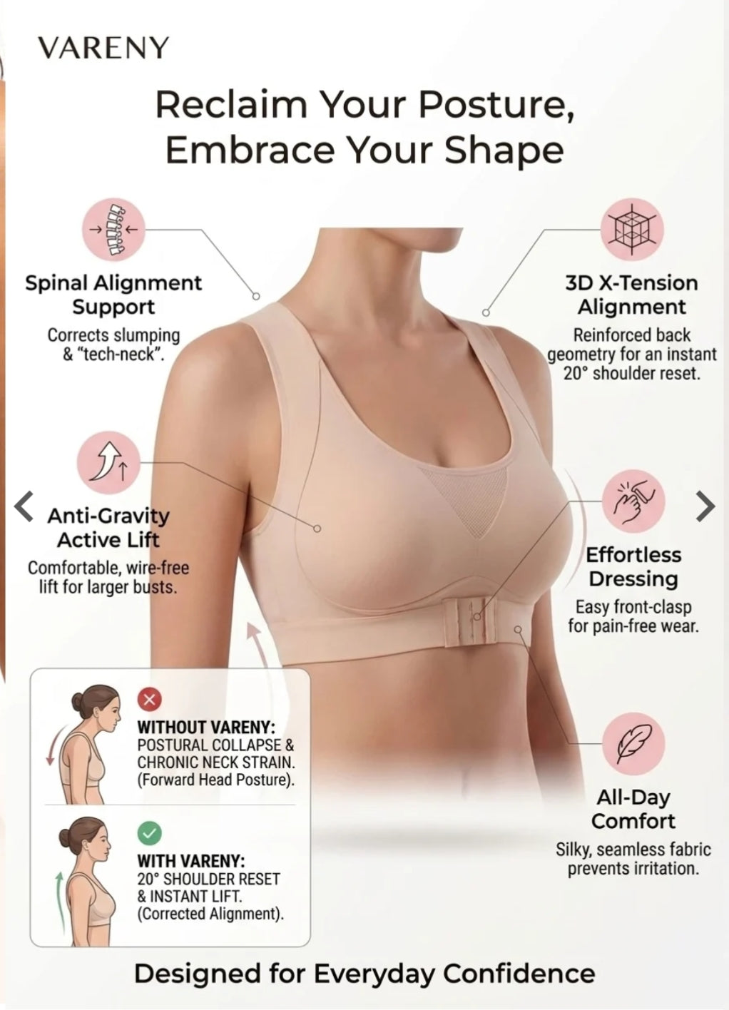 Masvoria AlignFit™ 2-in-1 Support Bra